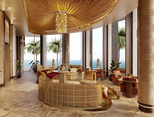 Clubhouse and practice area